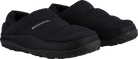 Side view of a black/grey Rossignol Women’s Chalet Shoes featuring a water-resistant insulated upper, slip-on stretch cuff with heel pull tab, cushioned EVA midsole, and high-traction rubber outsole.