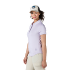 Rossignol Women's E-Fiber Active Golf Polo featuring lightweight performance fabric, moisture-wicking technology, and a flattering athletic fit.