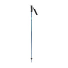 A blue Rossignol Electra women's ski pole with an aluminum shaft and a vibration-dampening grip.