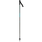 A gray and blue Rossignol Electra women's ski pole with an aluminum shaft and a vibration-dampening grip.