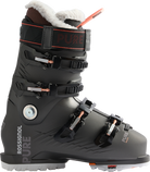 Rossignol Women's Pure 75 Elite GW Ski Boots 2027 featuring a low-volume fit, 75 flex, four-buckle closure, and GripWalk soles.
