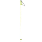 A yellow Salomon Polar Ski Pole that features a durable and light weight aluminum shaft as well as an all-mountain basket.
