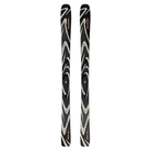 A pair of black 2027 Salomon QST 94 skis that are designed for all-mountain and freeride skiing.