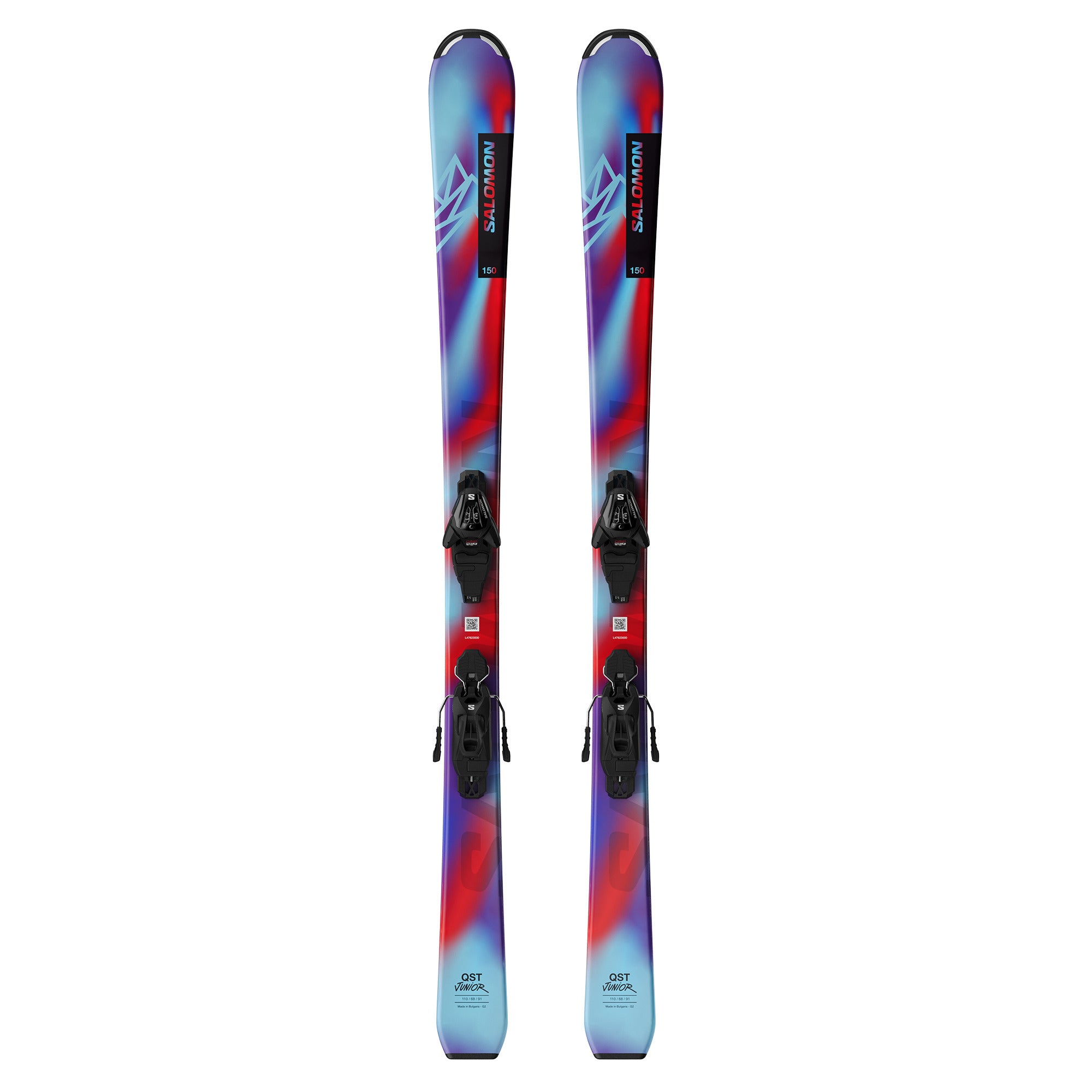 Salomon QST JR S skis with C5 binding 2026