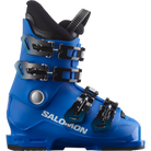 Salomon S/Race 60T L JR Ski Boots featuring a 60 flex, junior-specific fit, four-buckle closure, power strap, and race-inspired alpine performance.