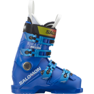 Salomon S/Race 65 JR Ski Boots featuring a 65 flex, junior-specific fit, four-buckle closure, power strap, and race-inspired alpine performance.