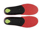 Sidas 3feet Eco Winter Mid Arch Insoles showing contoured mid-arch 3D EVA structure, 100% recycled woven polyester top cover, Evamic Insulated thermal layer, and low-profile heel cushioning pad.