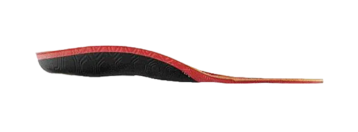 Sidas 3feet Eco Winter Mid Arch Insoles showing contoured mid-arch 3D EVA structure, 100% recycled woven polyester top cover, Evamic Insulated thermal layer, and low-profile heel cushioning pad.