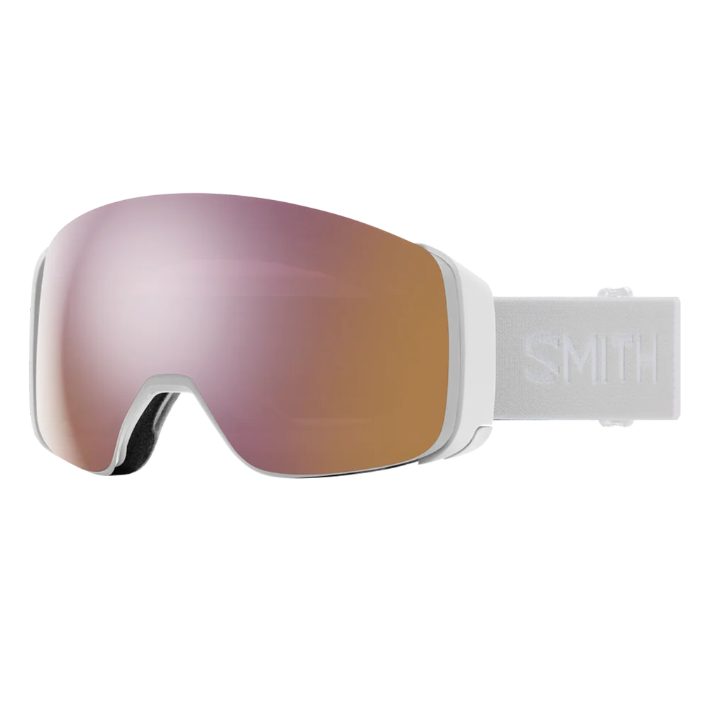 Shop the Smith 4D MAG Low Bridge Fit Goggles featuring BirdsEye Vision, low-bridge foam geometry, magnetic MAG lens swaps, and ChromaPop optics.