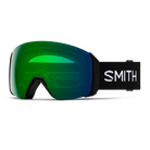 Front view of the Smith 4D MAG XL Goggles featuring an oversized OTG-compatible frame, down-curved BirdsEye Vision ChromaPop lens, integrated magnetic MAG retention levers, triple-layer DriWix face foam, and a silicone-backed QuickFit strap.