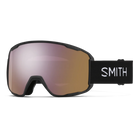 Front view of the Smith Preview Goggles featuring BirdsEye Vision expanded frame geometry, spherical Carbonic-x ChromaPop lens, triple-layer DriWix face foam, and an ultra-wide silicone-backed QuickFit strap.