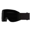Front view of the Smith Squad MAG Goggles featuring a semi-rimless frame with integrated magnetic MAG retention levers, a cylindrical Carbonic-x ChromaPop lens, triple-layer DriWix face foam, and an ultra-wide silicone-backed strap.