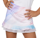 Sofibella Girls' UV Ruffle Skort featuring UV-protective fabric, built-in shorts, ruffle detailing, and lightweight performance comfort.