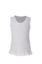 A white Sofibella Girls UV Tank Top on a white background