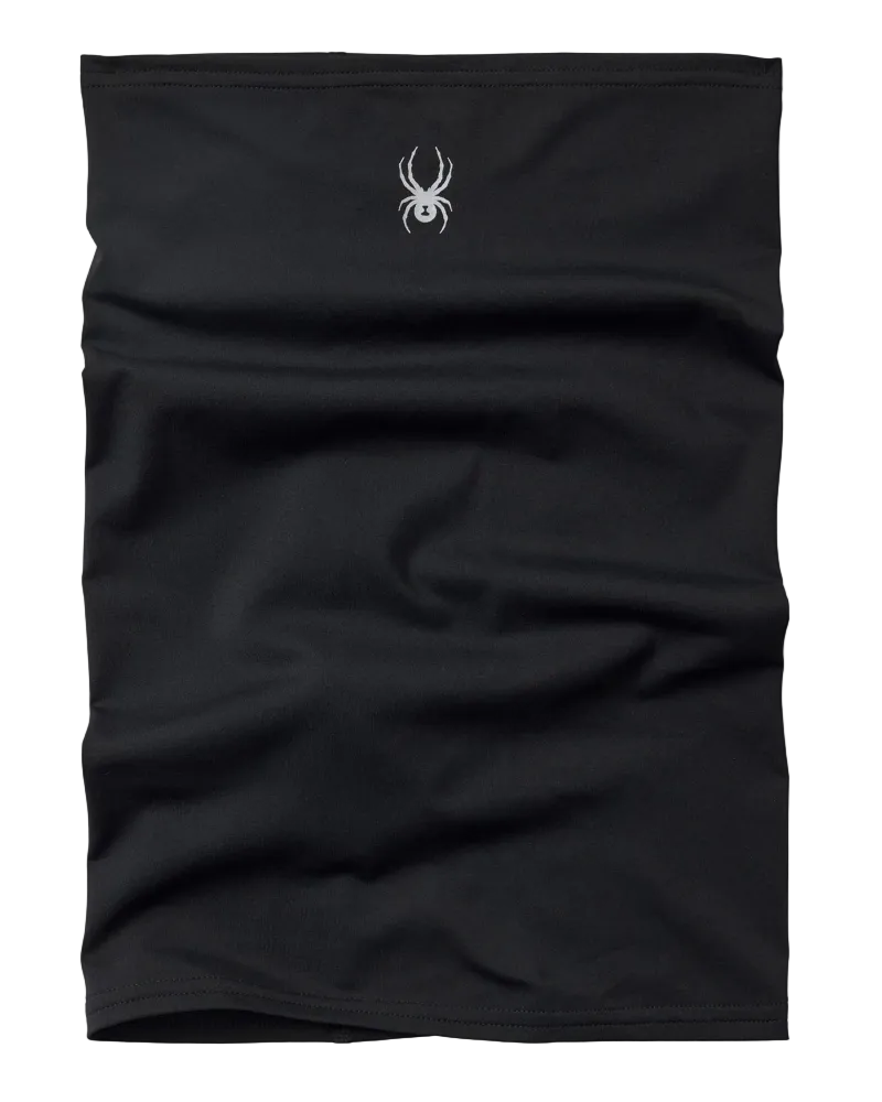 Spyder Cruise Neck Tube featuring 4-way stretch technical polyester knit, seamless anti-chafe construction, and moisture-wicking multi-functional design.