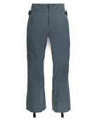 A pair of grey Spyder Women's Fuse Ski Pants that are waterproof, breathable, stretchable, and warm.