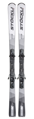 Stöckli Laser SC skis with SRT12 bindings 2026 high-performance carving ski package
