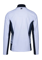 Stöckli Men's Functional Shirt Race T-Neck featuring moisture-wicking stretch fabric, mock T-neck, athletic fit, and lightweight performance for alpine skiing.
