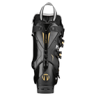 A black 2027 Tecnica Mach Sport HV 85 W women's ski boot that features an 85 flex rating, a comfortable fit, and GripWalk soles.