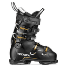 A black 2027 Tecnica Mach Sport MV 85 W women's ski boot that features an 85 flex rating, a medium-volume fit, and GripWalk soles.