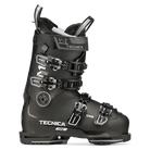 A black 2027 Tecnica Mach1 HV 95 W women's ski boot that features a 95 flex rating, a comfortable fit, and GripWalk soles.