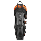A black and orange 2027 Tecnica Mach1 LV 110 ski boot that features a 120 flex rating, a low-volume fit, and GripWalk soles.