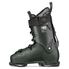 A dark green 2027 Tecnica Mach1 MV 120 ski boot that features a 120 flex rating, a medium-volume fit, and is designed for men.