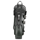 A dark green 2027 Tecnica Mach1 MV 120 ski boot that features a 120 flex rating, a medium-volume fit, and is designed for men.