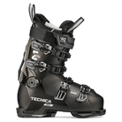 A black 2027 Tecnica Mach1 MV 95 W women's ski boot that features a 95 flex rating, a medium-volume fit, and GripWalk soles.