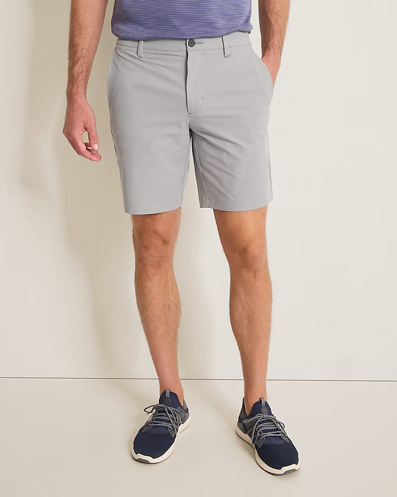 Tommy Bahama Men's Barbados Pro 9-inch Golf Shorts featuring lightweight stretch fabric, moisture-wicking comfort, and a tailored fit.