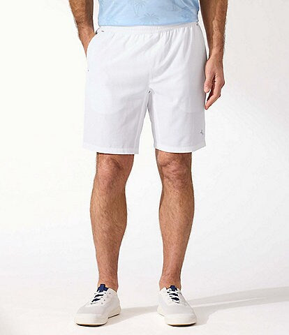 Tommy Bahama Men's Monterey Coast 9-inch Golf Shorts featuring lightweight stretch fabric, a tailored fit, and all-day comfort.