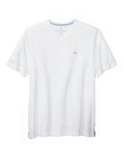 Tommy Bahama Men's New Bali Skyline T-Shirt featuring a coastal skyline graphic, classic crew neckline, and relaxed fit.