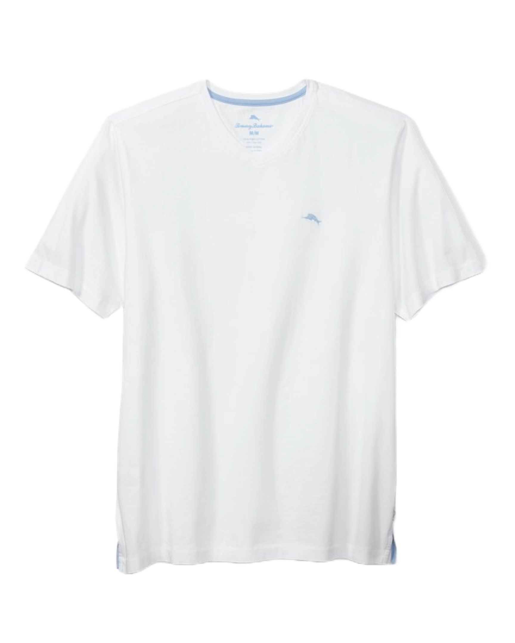Tommy Bahama Men's New Bali Skyline T-Shirt featuring a coastal skyline graphic, classic crew neckline, and relaxed fit.