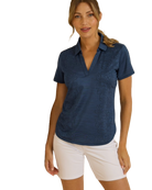 Tommy Bahama Men's Palm Coast Floral Golf Polo featuring a tropical floral print, performance stretch fabric, and classic polo styling.
