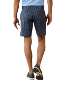 Tommy Bahama Men's On Par Fairway Plaid 9-inch Golf Shorts featuring IslandZone® performance fabric, a plaid pattern, and a tailored fit.
