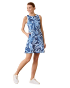 Tommy Bahama Women's Aubrey Gulf Short Dress featuring soft stretch fabric, lightweight comfort, breathable construction, and a flattering silhouette.