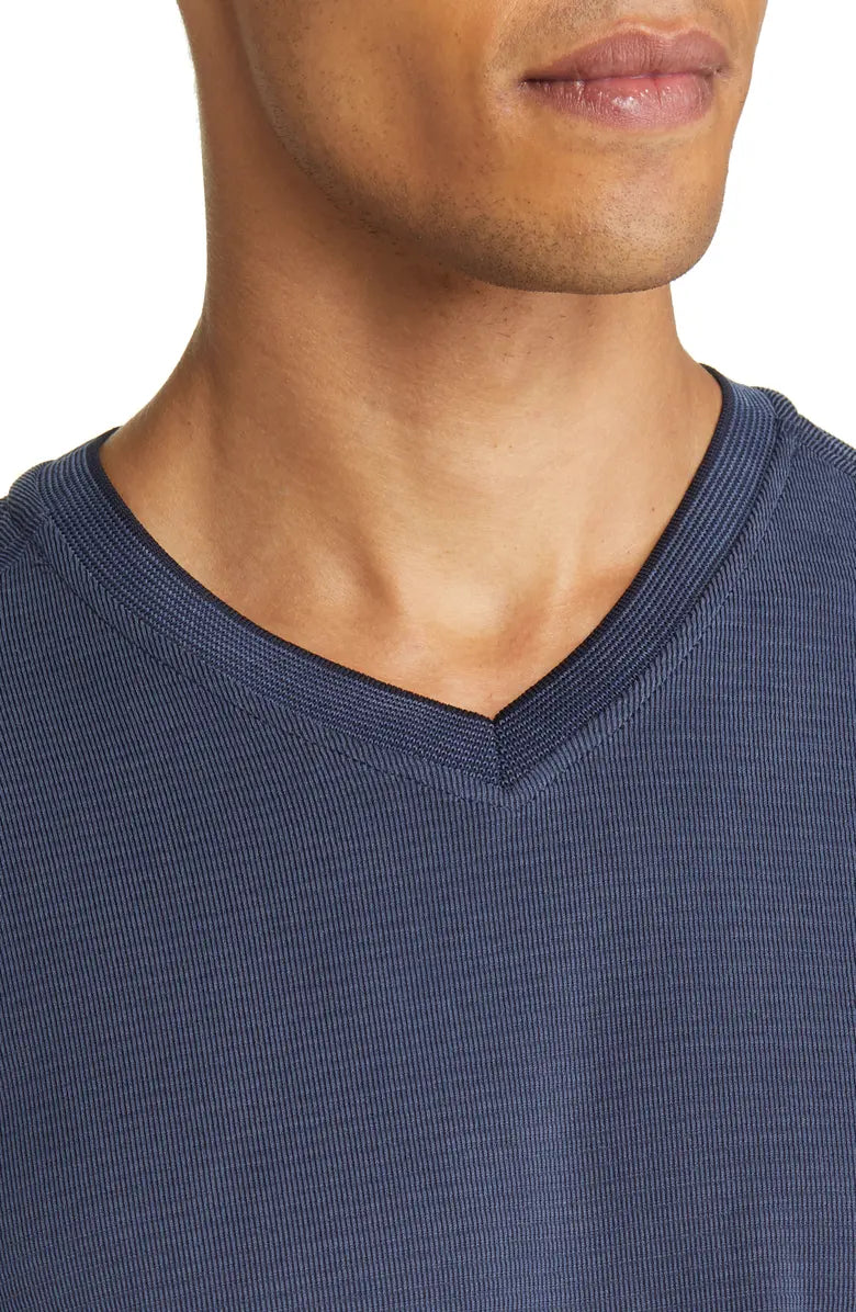 Tommy Bahama Women's Coastal Crest V-Neck T-Shirt featuring a soft fabric, flattering V-neckline, and relaxed everyday fit.