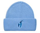 A light blue Toni Sailer Women's Gwendolin Toque designed to elevate apres ski outfits.