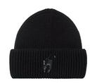 A black Toni Sailer Women's Gwendolin Toque designed to elevate apres ski outfits.