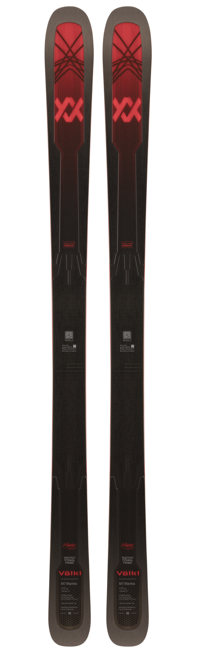 2025 Völkl M7 Mantra, Völkl skis, high-performance skis, all-mountain skis, versatile skis, edge grip, ski stability, precision skis, skiing equipment, winter sports gear, ski shop, Swiss Sports Haus, West Vancouver ski shop, advanced ski construction, power skis.