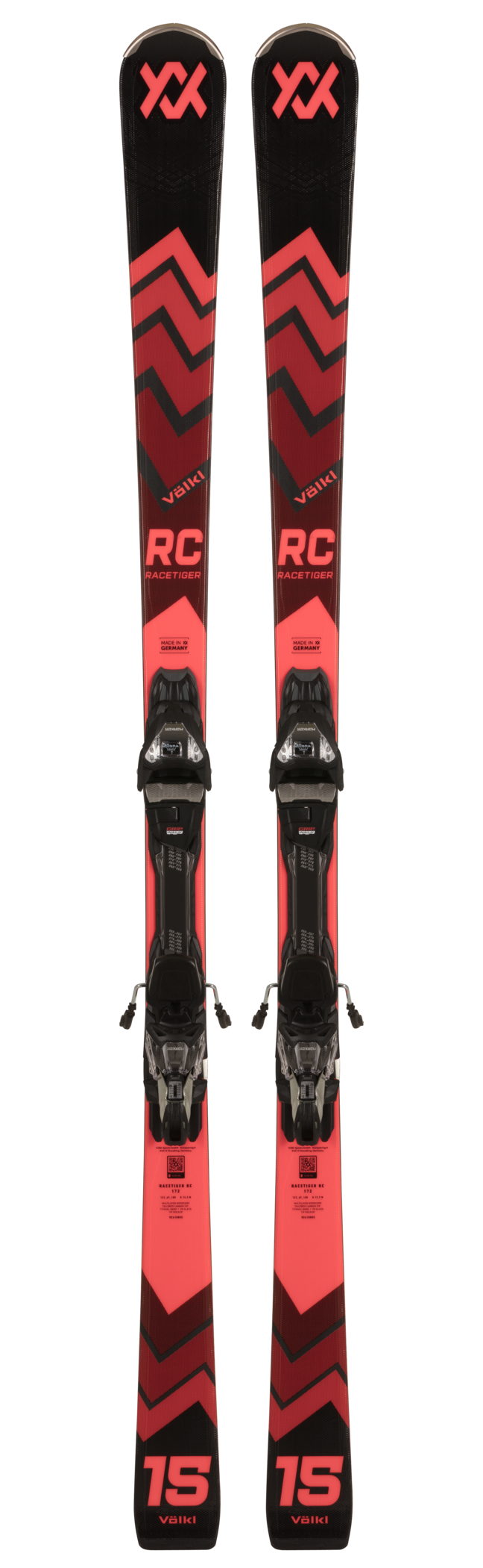 2025 Volkl Racetiger RC skis, Volkl Racetiger skis, Vmotion bindings, high-performance skis, carving skis, precision skis, aerodynamic skis, advanced ski construction, stable skis, control skis, skiing equipment, winter sports gear, ski shop, Swiss Sports Haus, West Vancouver ski shop.