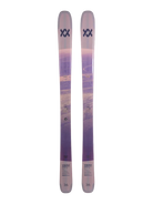 A pair of Rose colored 2027 Volkl Blaze 94 skis that are designed for all-mountain and freeride skiing.