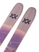 A pair of Rose colored 2027 Volkl Blaze 94 skis that are designed for all-mountain and freeride skiing.
