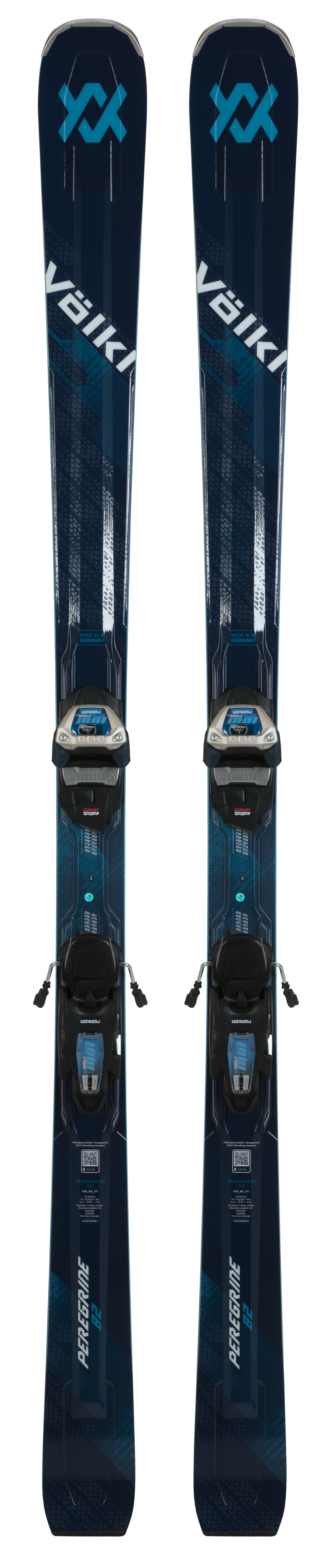Völkl Peregrine 82 Lowride skis with Marker LR 13 FR bindings 2026