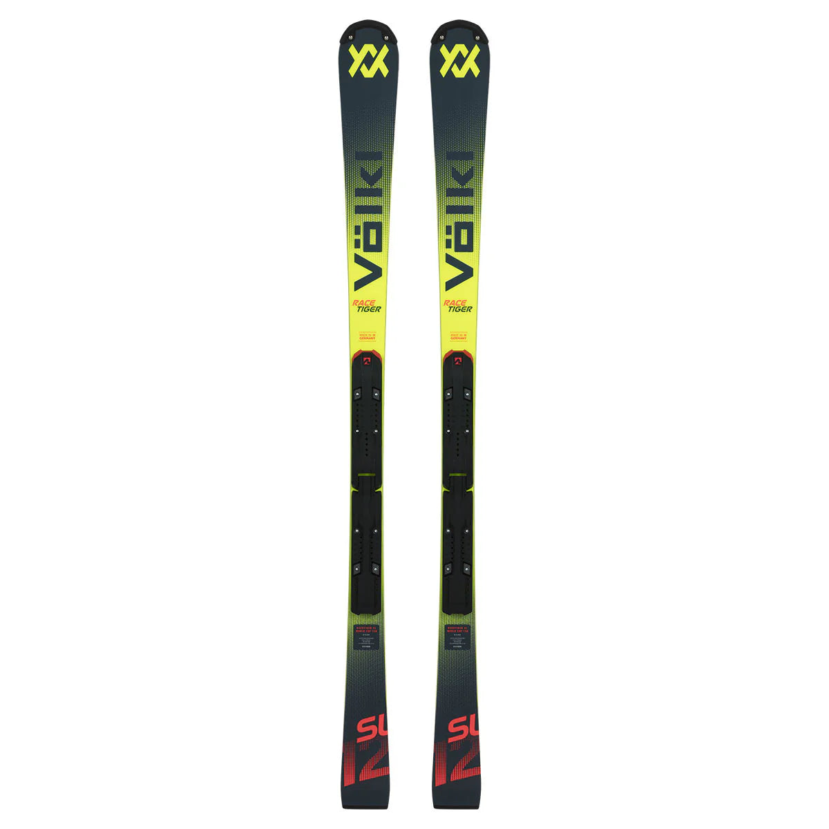 Volkl Racetiger SL JR skis with Comp 10 TCX bindings 2026