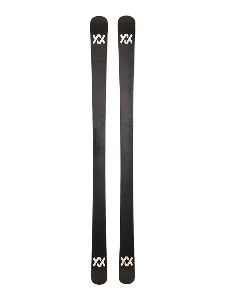 A pair of 2027 Volkl Revolt 86 skis that are designed for freestyle skiing.