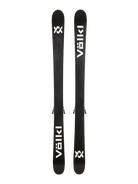 A pair of black and gray 2027 Volkl Revolt Jr Urban skis that are designed for freestyle skiing.