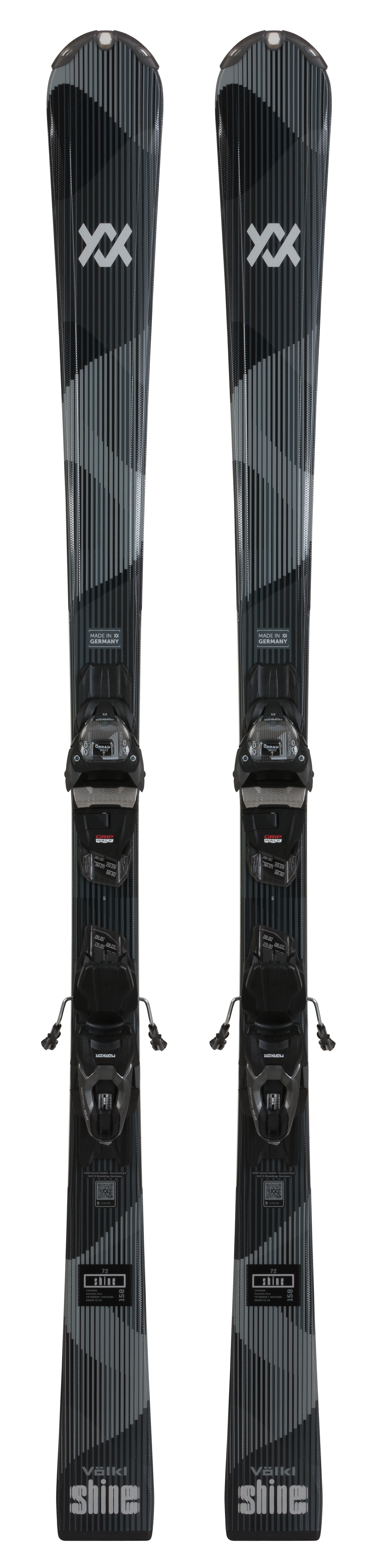 Völkl Shine 72 skis with Marker vMotion 10 bindings 2026 women's ski package