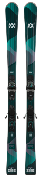 Völkl Shine 76 skis with Marker vMotion 10 bindings 2026 women's frontside ski package