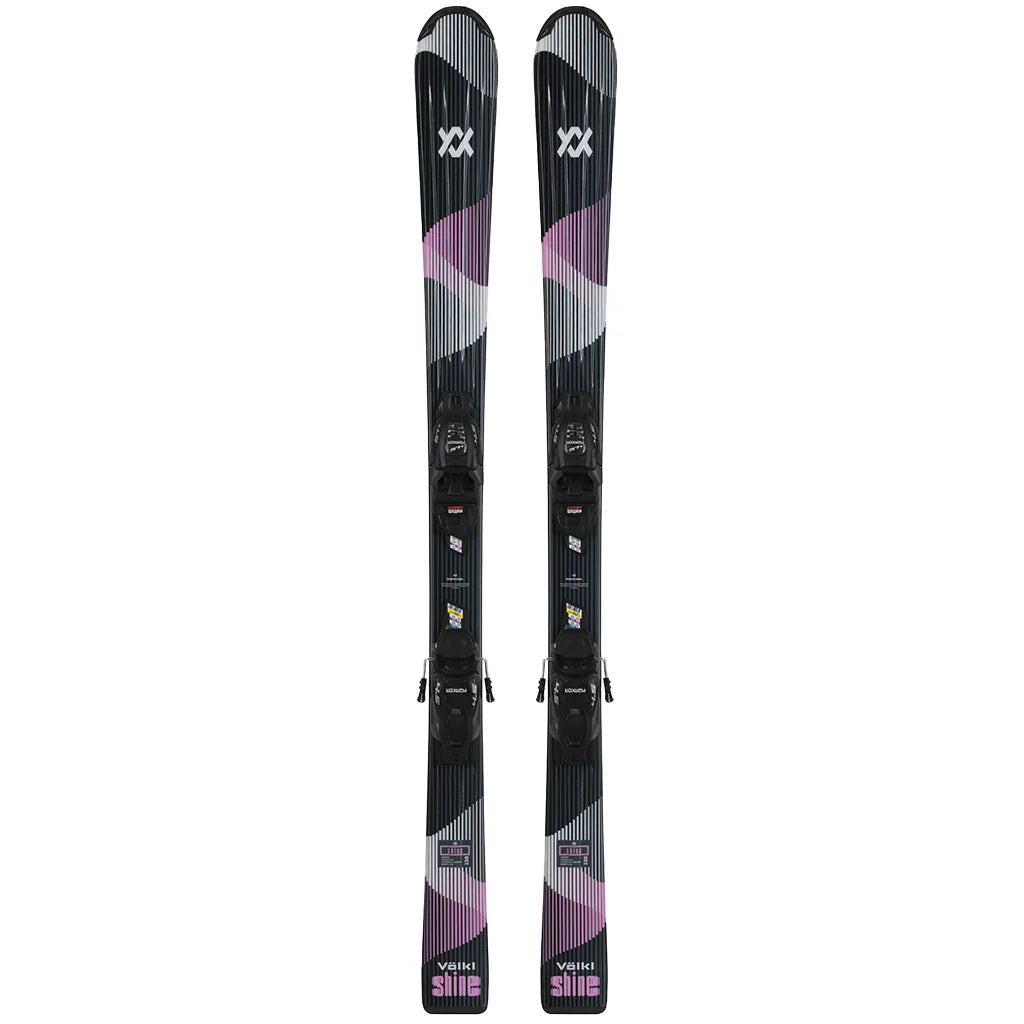 Volkl Shine JR skis with vMotion 4.5 bindings 2026